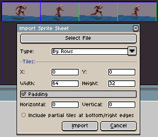 Import Sprite Sheet 01