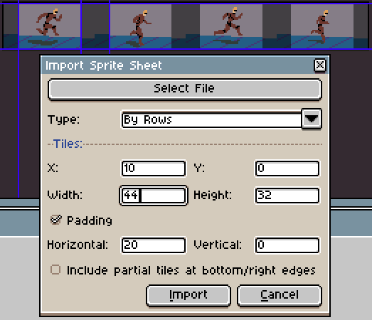 Import Sprite Sheet 02